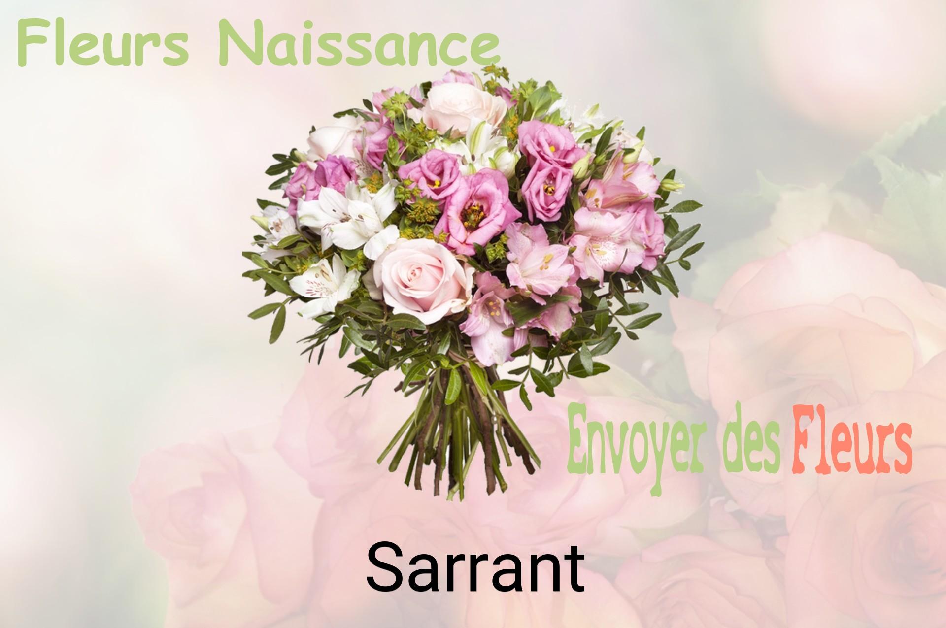 Bouquet de fleurs de naissance livré à Sarrant